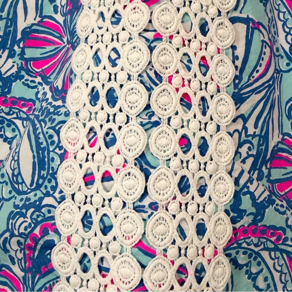 Lilly Pulitzer My Fans Shift Dress Lilly Pulitzer for Target pineapple pull - Picture 6 of 12